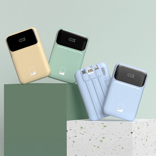 팬톤 케이블 내장 10000mAh 보조배터리 상품 사진